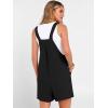 imageANRABESS Jumpsuits for Women 2026 Summer Short Overalls Casual Sleeveless Adjustable Loose Rompers Beach Vacation OutfitsBlack