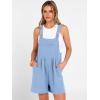 imageANRABESS Jumpsuits for Women 2026 Summer Short Overalls Casual Sleeveless Adjustable Loose Rompers Beach Vacation OutfitsBright Blue