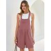 imageANRABESS Jumpsuits for Women 2026 Summer Short Overalls Casual Sleeveless Adjustable Loose Rompers Beach Vacation OutfitsDusty Rose