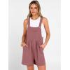 imageANRABESS Jumpsuits for Women 2026 Summer Short Overalls Casual Sleeveless Adjustable Loose Rompers Beach Vacation OutfitsDusty Rose