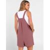 imageANRABESS Jumpsuits for Women 2026 Summer Short Overalls Casual Sleeveless Adjustable Loose Rompers Beach Vacation OutfitsDusty Rose