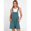 imageANRABESS Jumpsuits for Women 2026 Summer Short Overalls Casual Sleeveless Adjustable Loose Rompers Beach Vacation OutfitsLake