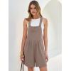 imageANRABESS Jumpsuits for Women 2026 Summer Short Overalls Casual Sleeveless Adjustable Loose Rompers Beach Vacation OutfitsLight Camel