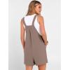 imageANRABESS Jumpsuits for Women 2026 Summer Short Overalls Casual Sleeveless Adjustable Loose Rompers Beach Vacation OutfitsLight Camel