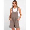 imageANRABESS Jumpsuits for Women 2026 Summer Short Overalls Casual Sleeveless Adjustable Loose Rompers Beach Vacation OutfitsLight Camel