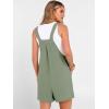 imageANRABESS Jumpsuits for Women 2026 Summer Short Overalls Casual Sleeveless Adjustable Loose Rompers Beach Vacation OutfitsLight Green