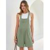 imageANRABESS Jumpsuits for Women 2026 Summer Short Overalls Casual Sleeveless Adjustable Loose Rompers Beach Vacation OutfitsLight Green
