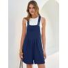 imageANRABESS Jumpsuits for Women 2026 Summer Short Overalls Casual Sleeveless Adjustable Loose Rompers Beach Vacation OutfitsNavy Blue