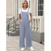 imageANRABESS Overalls for Women 2025 Summer Casual Loose One Piece Outfits Baggy Wide Leg Jumpers Lightweight Comfy RompersGrey Blue