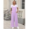 imageANRABESS Overalls for Women 2025 Summer Casual Loose One Piece Outfits Baggy Wide Leg Jumpers Lightweight Comfy RompersLight Purple