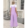 imageANRABESS Overalls for Women 2025 Summer Casual Loose One Piece Outfits Baggy Wide Leg Jumpers Lightweight Comfy RompersLight Purple