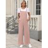 imageANRABESS Overalls for Women 2025 Summer Casual Loose One Piece Outfits Baggy Wide Leg Jumpers Lightweight Comfy RompersPink