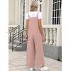 imageANRABESS Overalls for Women 2025 Summer Casual Loose One Piece Outfits Baggy Wide Leg Jumpers Lightweight Comfy RompersPink