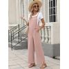 imageANRABESS Overalls for Women 2025 Summer Casual Loose One Piece Outfits Baggy Wide Leg Jumpers Lightweight Comfy RompersPink