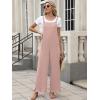 imageANRABESS Overalls for Women 2025 Summer Casual Loose One Piece Outfits Baggy Wide Leg Jumpers Lightweight Comfy RompersPink