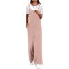 imageANRABESS Overalls for Women 2025 Summer Casual Loose One Piece Outfits Baggy Wide Leg Jumpers Lightweight Comfy RompersPink