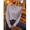 imageANRABESS Off The Shoulder Sweaters for Women 2025 Fall Turtleneck Long Sleeve Fuzzy Knit Warm Casual Winter SweaterSilver Grey