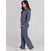 imageANRABESS Women 2 Piece Outfits 2025 Fall Fashion Airport Wide Leg Pants Lounge Set Leisure Travel Vacation Clothes Sweatsuits Grey Medium