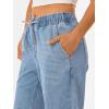 imageANRABESS Women Barrel Jeans High Waisted Wide Leg Drawstring Denim Pants Y2K Baggy Loose Fit Trouser Jeans with Pockets Sky Blue XLarge