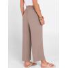 imageANRABESS Women Wide Leg Capri Pants Summer Palazzo High Waisted Casual Loose Lounge Flowy Cropped Beach Trousers Work OutfitsLight Camel