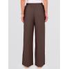 imageANRABESS Womens Wide Leg Palazzo Pants Casual Mid Waist Flowy Pants Beach Vacation Lounge Trousers with PocketsBrown
