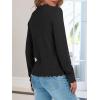 imageANRABESS Sweaters for Women Loose Fit Lightweight Soft Dressy Scalloped Long Sleeve Pullover Tops 2025 Fall Casual OutfitsBlack