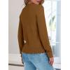 imageANRABESS Sweaters for Women Loose Fit Lightweight Soft Dressy Scalloped Long Sleeve Pullover Tops 2025 Fall Casual OutfitsCaramel
