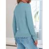 imageANRABESS Sweaters for Women Loose Fit Lightweight Soft Dressy Scalloped Long Sleeve Pullover Tops 2025 Fall Casual OutfitsLight Blue