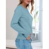 imageANRABESS Sweaters for Women Loose Fit Lightweight Soft Dressy Scalloped Long Sleeve Pullover Tops 2025 Fall Casual OutfitsLight Blue