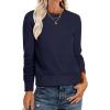 imageANRABESS Sweaters for Women Loose Fit Lightweight Soft Dressy Scalloped Long Sleeve Pullover Tops 2025 Fall Casual OutfitsNavy Blue