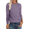 imageANRABESS Sweaters for Women Loose Fit Lightweight Soft Dressy Scalloped Long Sleeve Pullover Tops 2025 Fall Casual OutfitsPurple