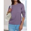 imageANRABESS Sweaters for Women Loose Fit Lightweight Soft Dressy Scalloped Long Sleeve Pullover Tops 2025 Fall Casual OutfitsPurple