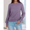 imageANRABESS Sweaters for Women Loose Fit Lightweight Soft Dressy Scalloped Long Sleeve Pullover Tops 2025 Fall Casual OutfitsPurple