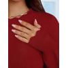 imageANRABESS Sweaters for Women Loose Fit Lightweight Soft Dressy Scalloped Long Sleeve Pullover Tops 2025 Fall Casual OutfitsRed