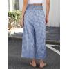 imageANRABESS Women Striped Gingham Wide Leg Palazzo Pants Casual Lounge Cute Comfy Plaid Checkered Pajama PJ Bottoms with PocketsBlue White Plaid