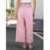 imageANRABESS Women Striped Gingham Wide Leg Palazzo Pants Casual Lounge Cute Comfy Plaid Checkered Pajama PJ Bottoms with PocketsPink White Plaid