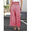 imageANRABESS Women Striped Gingham Wide Leg Palazzo Pants Casual Lounge Cute Comfy Plaid Checkered Pajama PJ Bottoms with PocketsRed White Plaid
