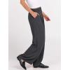 imageANRABESS Women Wide Leg Dress Pants Lightweight High Waisted Business Casual Trousers Dressy Office Work Palazzo Pants SlacksDark Gray