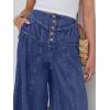 imageANRABESS Womens Wide Leg Barrel Jeans 2026 Spring Baggy High Waisted Trendy Cropped Denim Pants with PocketsDark Blue