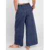 imageANRABESS Womens Wide Leg Barrel Jeans 2026 Spring Baggy High Waisted Trendy Cropped Denim Pants with PocketsDeep Blue