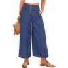 imageANRABESS Womens Wide Leg Barrel Jeans 2026 Spring Baggy High Waisted Trendy Cropped Denim Pants with PocketsDark Blue