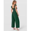 imageANRABESS Jumpsuits for Women Dressy One Piece Summer Outfits Wide Leg Sleeveless Smocked Romper Jumpers Casual Beach OverallsForest Green
