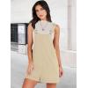 imageANRABESS Womens Short Overalls Summer Adjustable Strap Loose Fit Bib Shortalls Rompers Spring Travel Vacation ClothesBeige