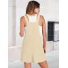 imageANRABESS Womens Short Overalls Summer Adjustable Strap Loose Fit Bib Shortalls Rompers Spring Travel Vacation ClothesBeige
