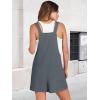 imageANRABESS Womens Short Overalls Summer Adjustable Strap Loose Fit Bib Shortalls Rompers Spring Travel Vacation ClothesGray Blue
