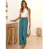 imageABRABESS Womens Palazzo Pants Wide Leg Flowy Drawstring High Waisted Casual Trousers 2026 Summer Beach Vacation OutfitsLake