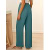 imageABRABESS Womens Palazzo Pants Wide Leg Flowy Drawstring High Waisted Casual Trousers 2026 Summer Beach Vacation OutfitsLake
