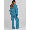 imageANRABESS Women 2 Piece Outfits 2025 Fall Fashion Airport Wide Leg Pants Lounge Set Leisure Travel Vacation Clothes SweatsuitsLake Blue