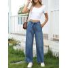 imageANRABESS Women Barrel Jeans High Waisted Wide Leg Drawstring Denim Pants Y2K Baggy Loose Fit Trouser Jeans with PocketsMedium Blue