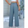 imageANRABESS Women Wide Leg Pants Stretchy Work Dress Pants Waffle Knit Business Casual Pull on Palazzo Slacks Trousers OutfitsLight Blue